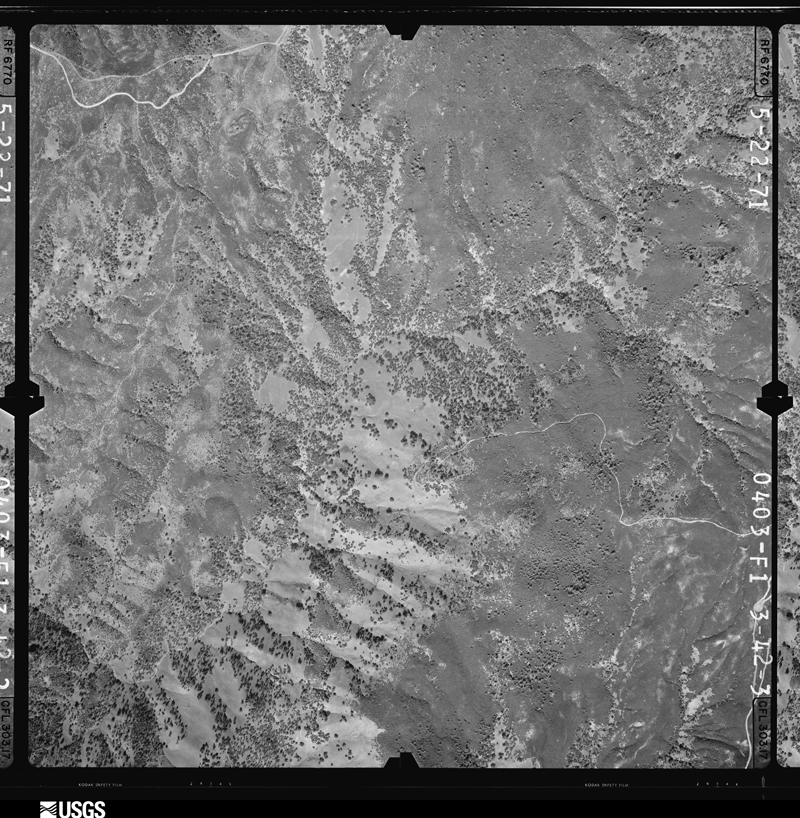U.S. Geological Survey aerial photograph, 1971-05-22, scale 1:12800