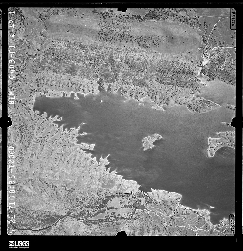 U.S. Geological Survey aerial photograph, 1971-05-22, scale 1:12800