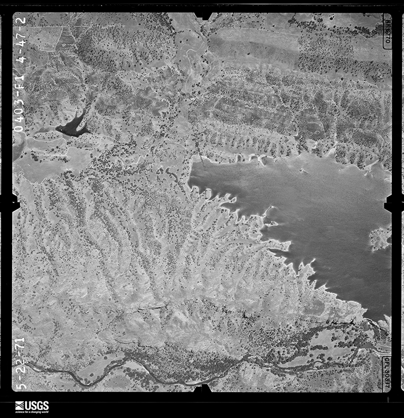 U.S. Geological Survey aerial photograph, 1971-05-22, scale 1:12800