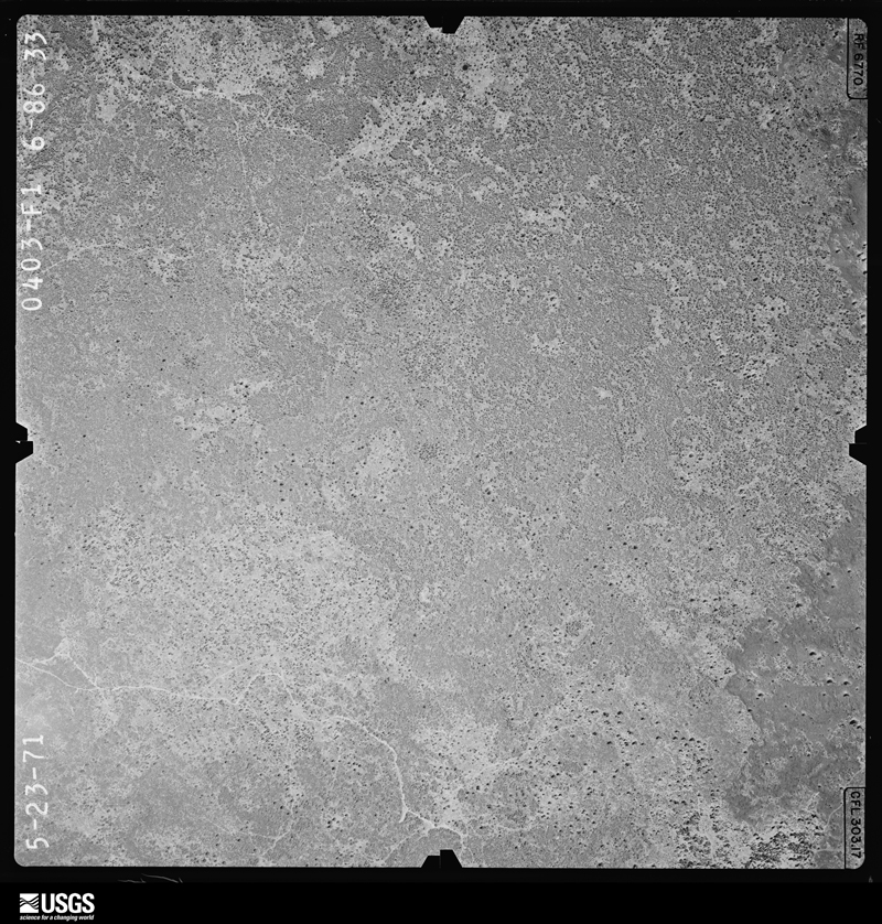 U.S. Geological Survey aerial photograph, 1971-05-23, scale 1:12000