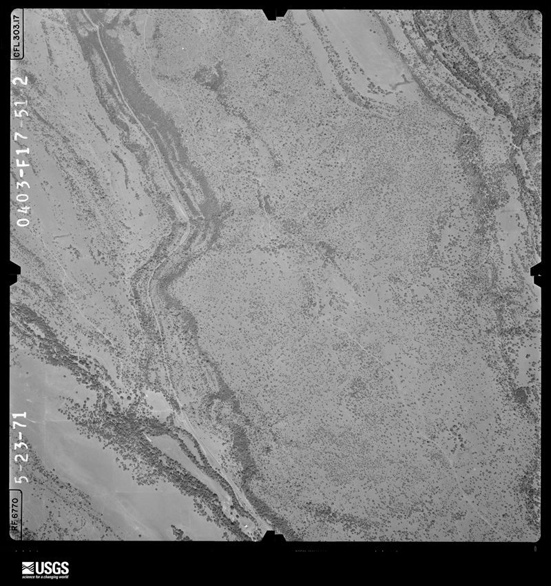 U.S. Geological Survey aerial photograph, 1971-05-23, scale 1:12000