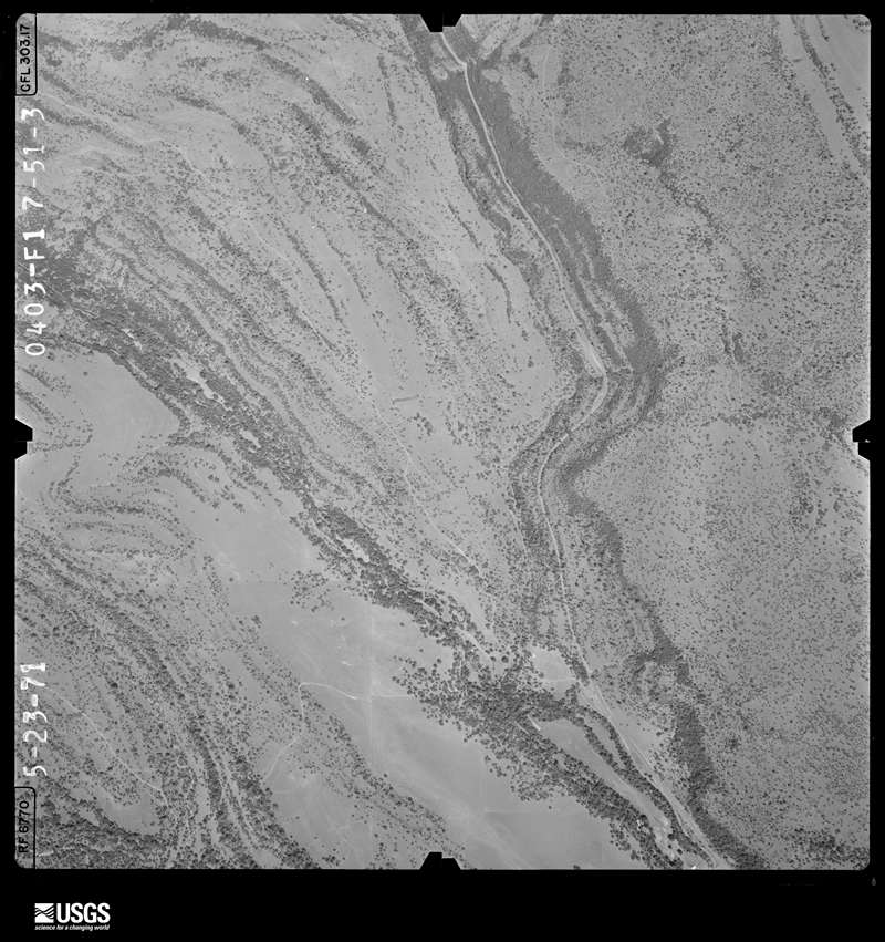 U.S. Geological Survey aerial photograph, 1971-05-23, scale 1:12000