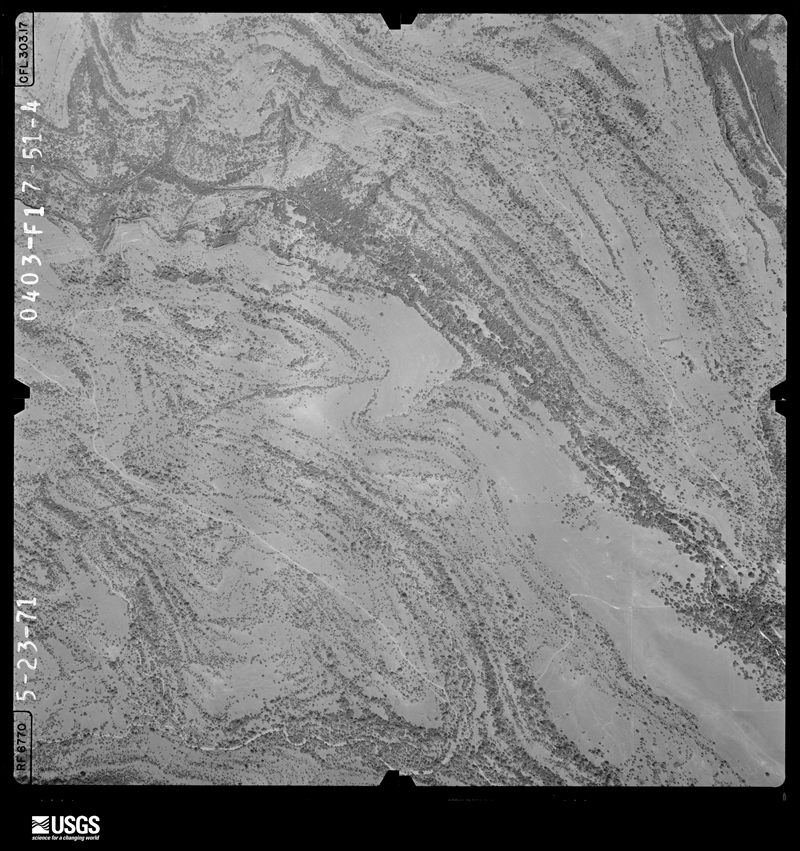 U.S. Geological Survey aerial photograph, 1971-05-23, scale 1:12000