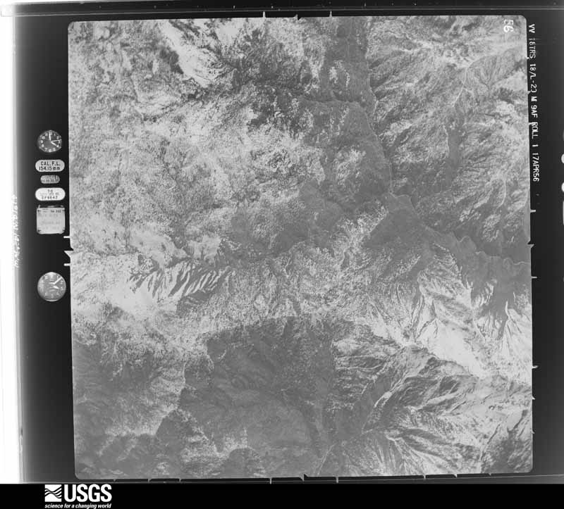 U.S. Geological Survey aerial photograph, 1956-04-17, scale 1:60000