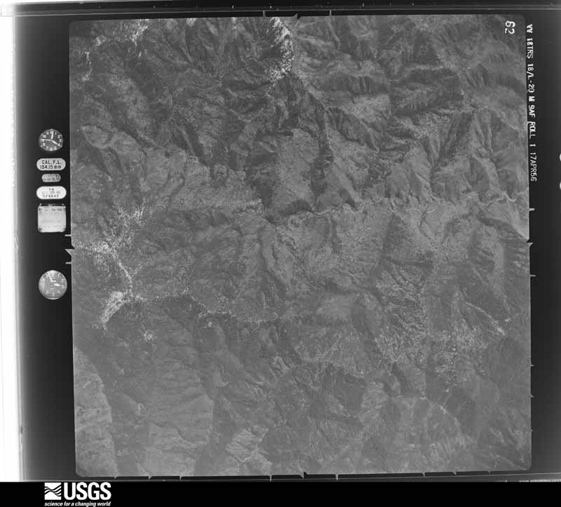 U.S. Geological Survey aerial photograph, 1956-04-17, scale 1:60000