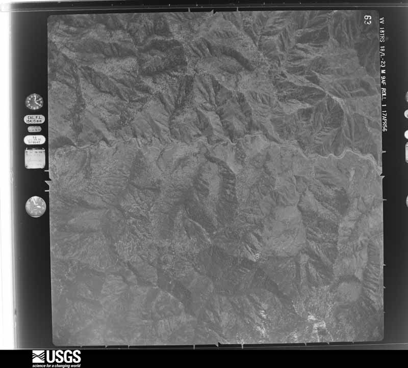 U.S. Geological Survey aerial photograph, 1956-04-17, scale 1:60000