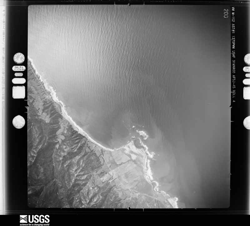 U.S. Geological Survey aerial photograph, 1960-04-10, scale 1:61600