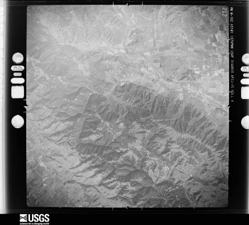 U.S. Geological Survey aerial photograph, 1960-04-02, scale 1:61600