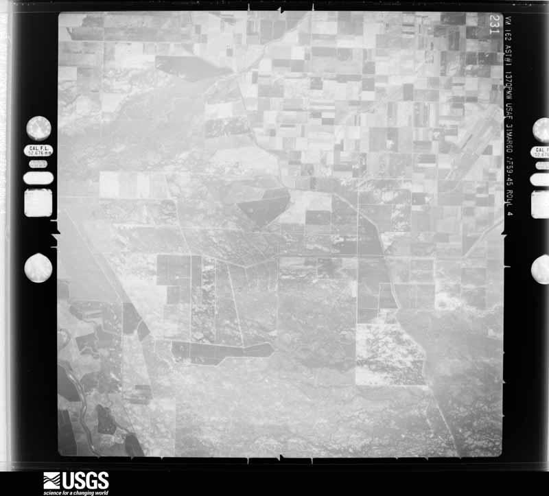U.S. Geological Survey aerial photograph, 1960-04-10, scale 1:61600