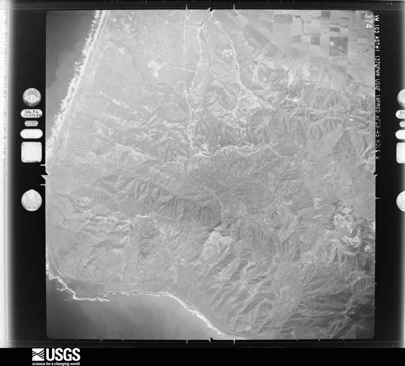 U.S. Geological Survey aerial photograph, 1960-04-01, scale 1:61600