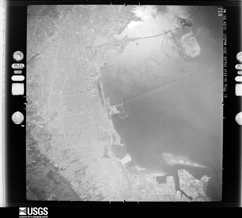 U.S. Geological Survey aerial photograph, 1960-04-10, scale 1:61600