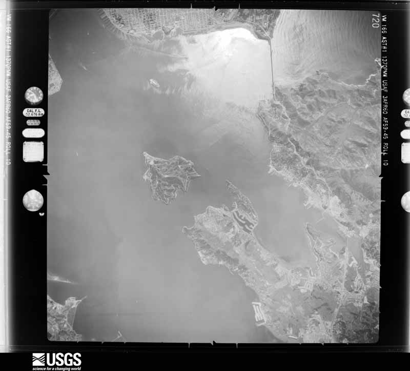 U.S. Geological Survey aerial photograph, 1960-04-10, scale 1:61600