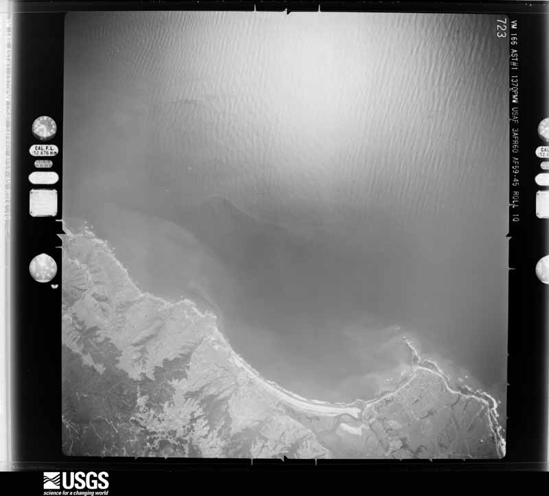 U.S. Geological Survey aerial photograph, 1960-04-10, scale 1:61600