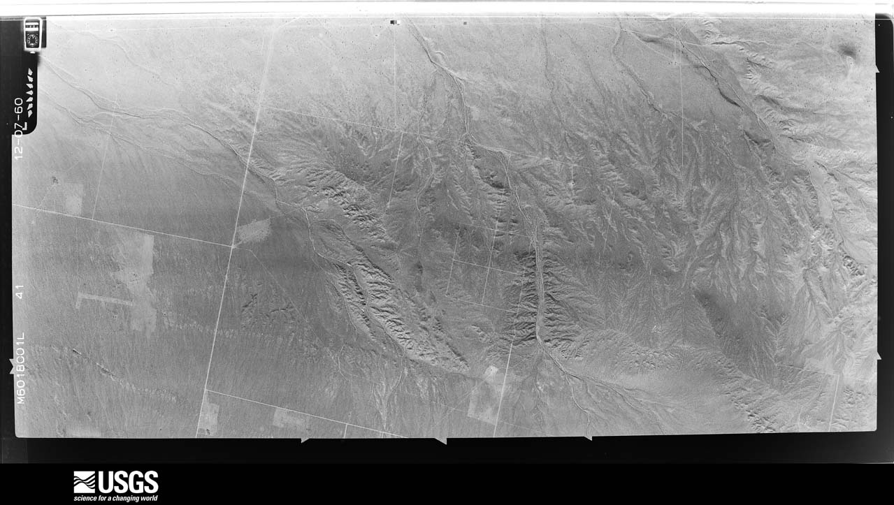 U.S. Geological Survey aerial photograph, 1960-12-07, scale 1:21670