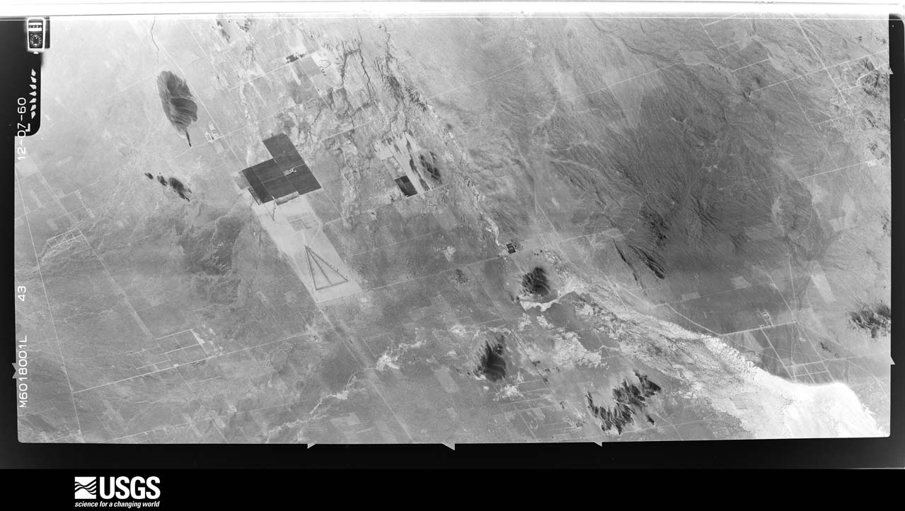 U.S. Geological Survey aerial photograph, 1960-12-07, scale 1:21670
