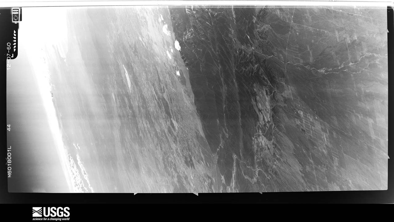 U.S. Geological Survey aerial photograph, 1960-12-07, scale 1:21670