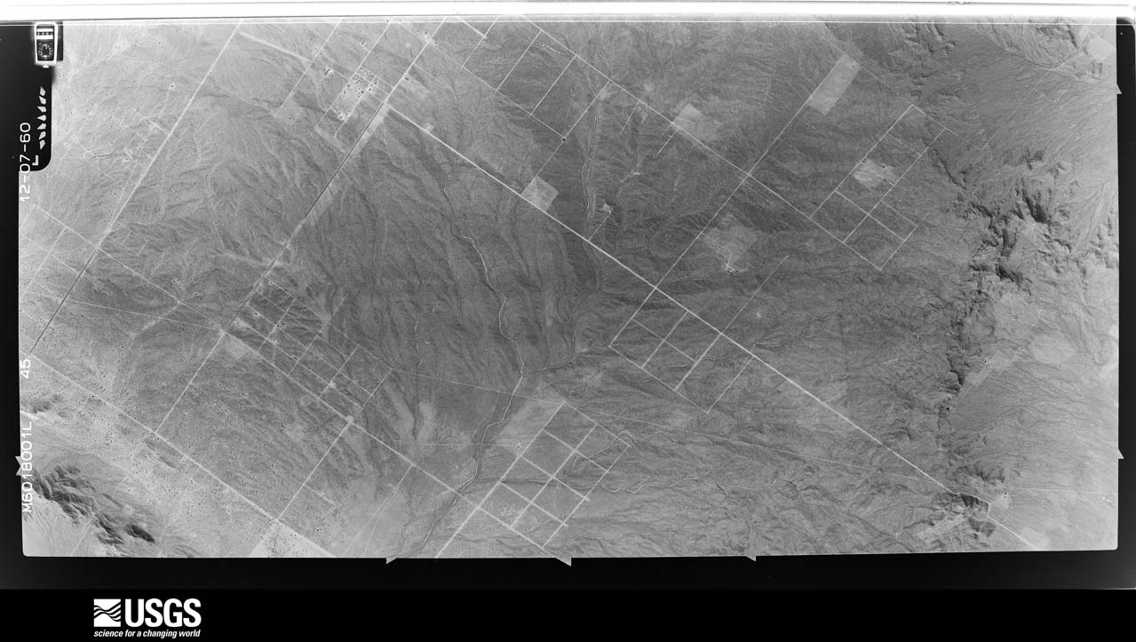 U.S. Geological Survey aerial photograph, 1960-12-07, scale 1:21670
