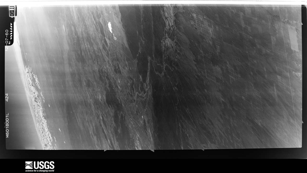 U.S. Geological Survey aerial photograph, 1960-12-07, scale 1:21670