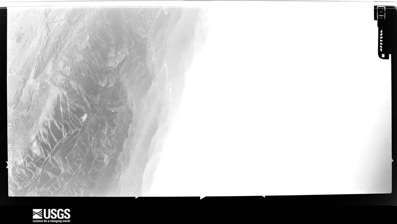 U.S. Geological Survey aerial photograph, 1960-12-14, scale 1:21670