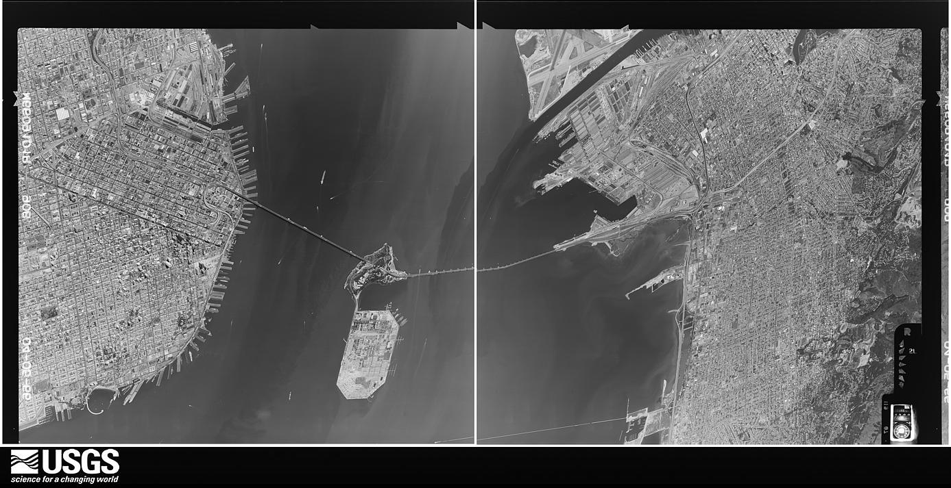 U.S. Geological Survey aerial photograph, 1966-04-05, scale 1:21670