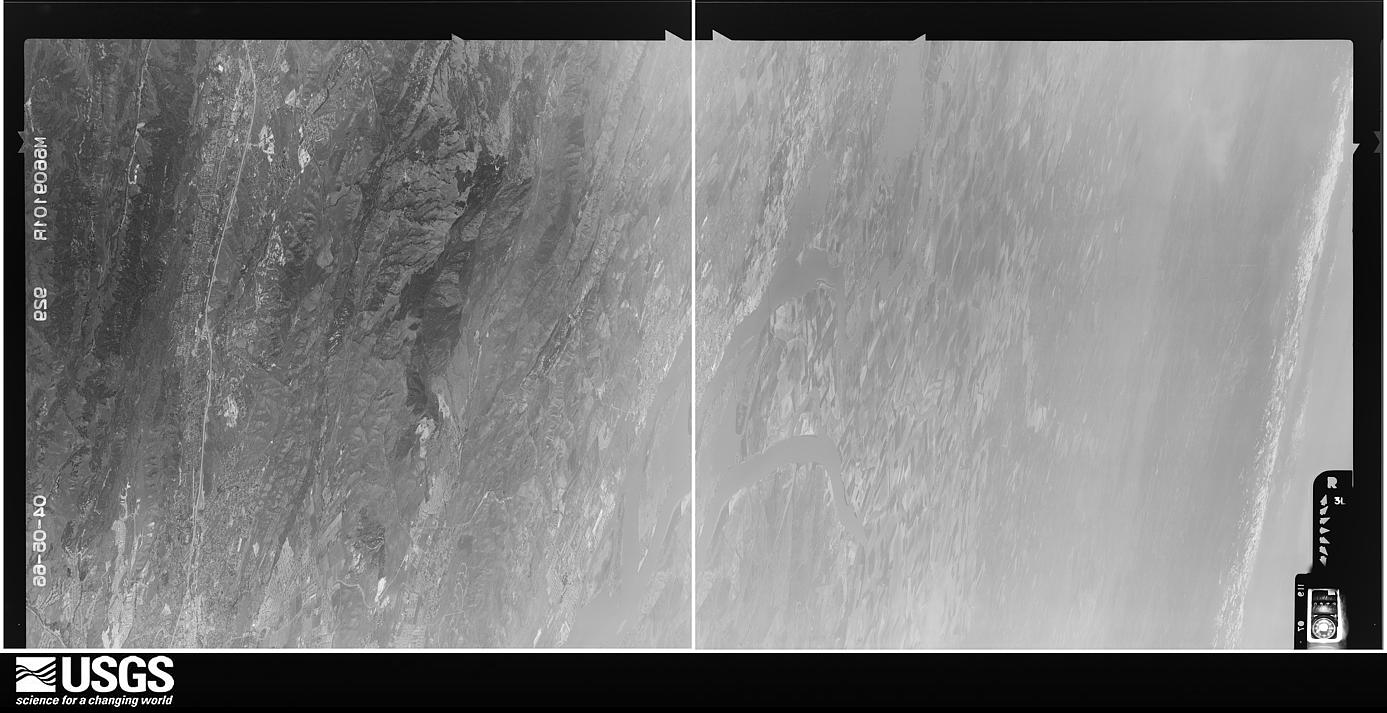 U.S. Geological Survey aerial photograph, 1966-04-05, scale 1:21670