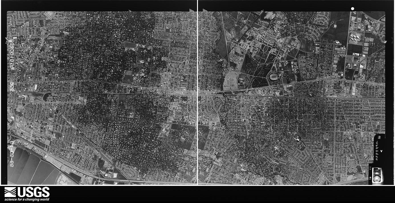U.S. Geological Survey aerial photograph, 1966-04-05, scale 1:21670
