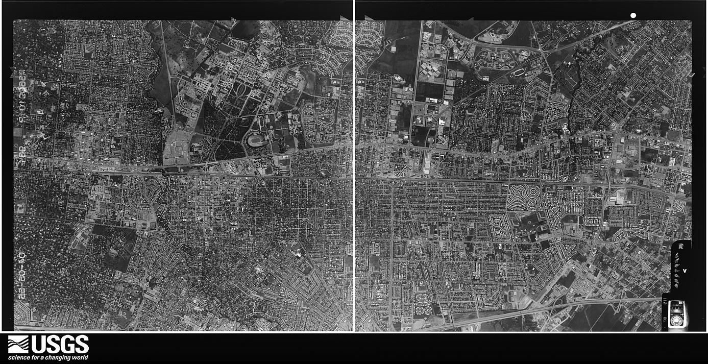 U.S. Geological Survey aerial photograph, 1966-04-05, scale 1:21670