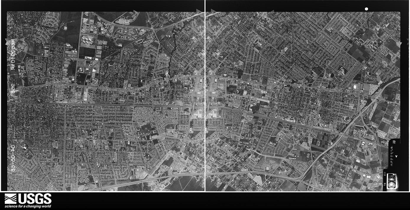 U.S. Geological Survey aerial photograph, 1966-04-05, scale 1:21670