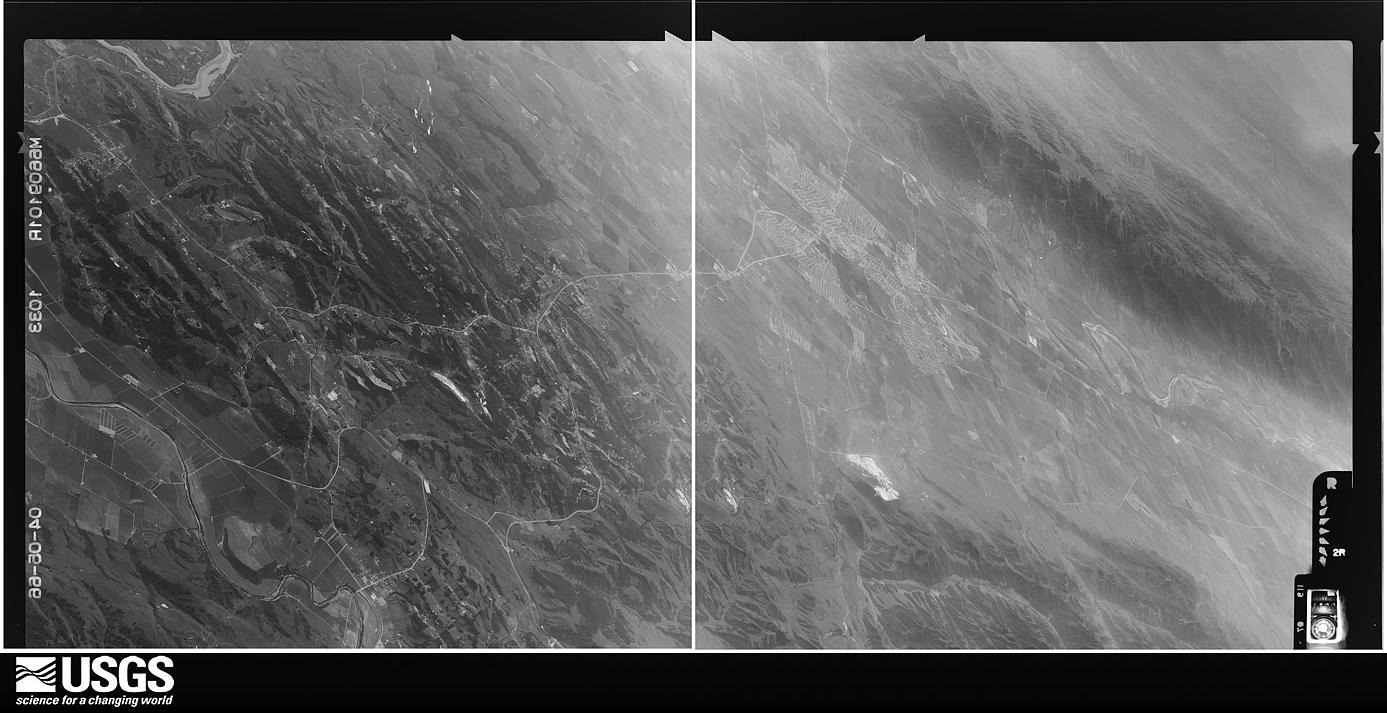U.S. Geological Survey aerial photograph, 1966-04-05, scale 1:21670