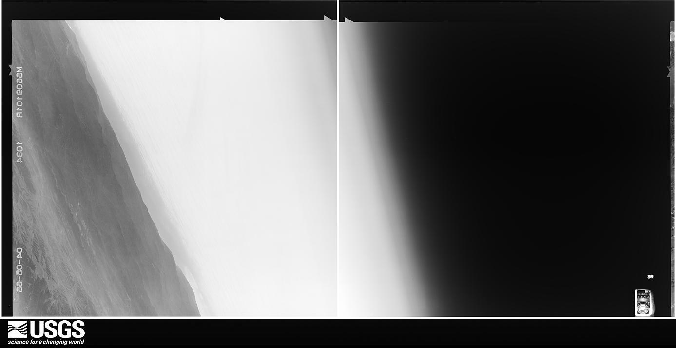 U.S. Geological Survey aerial photograph, 1966-04-05, scale 1:21670