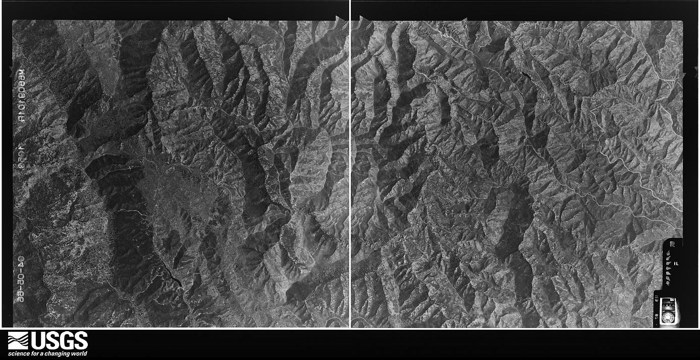 U.S. Geological Survey aerial photograph, 1966-04-05, scale 1:21670