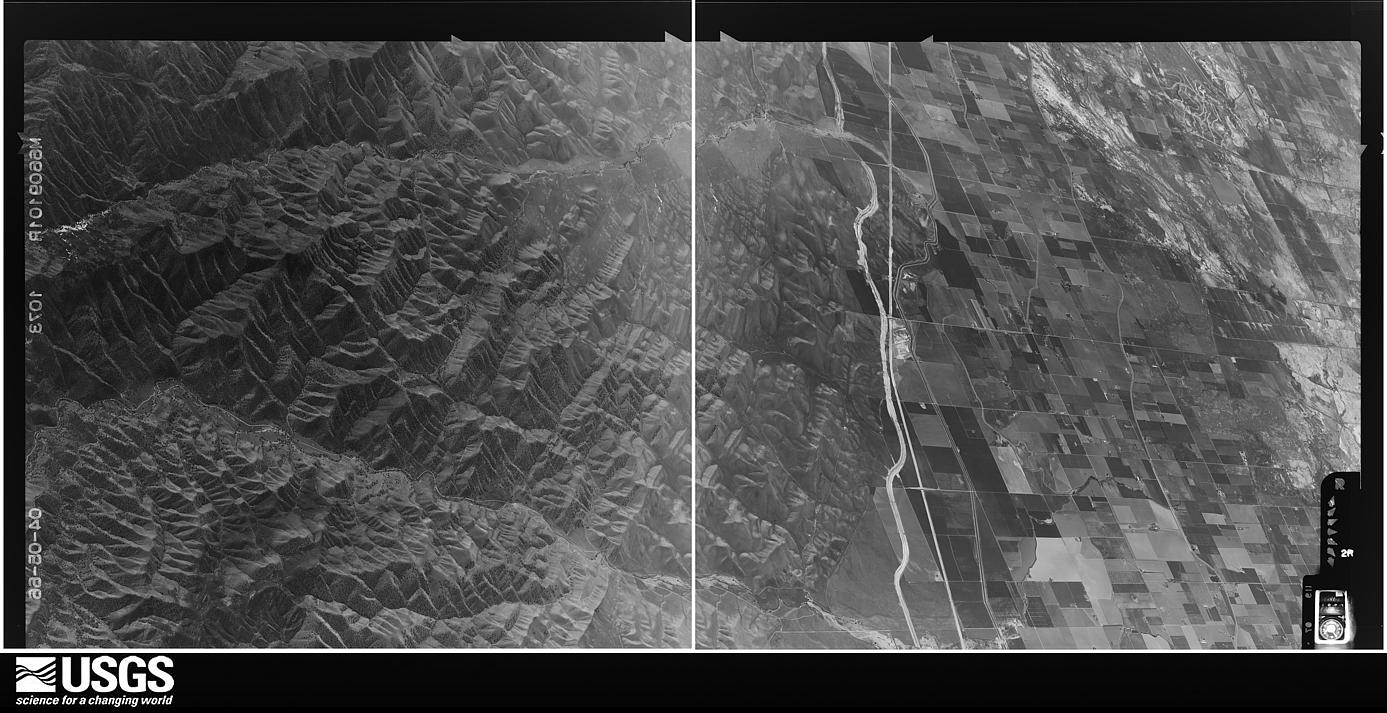 U.S. Geological Survey aerial photograph, 1966-04-05, scale 1:21670
