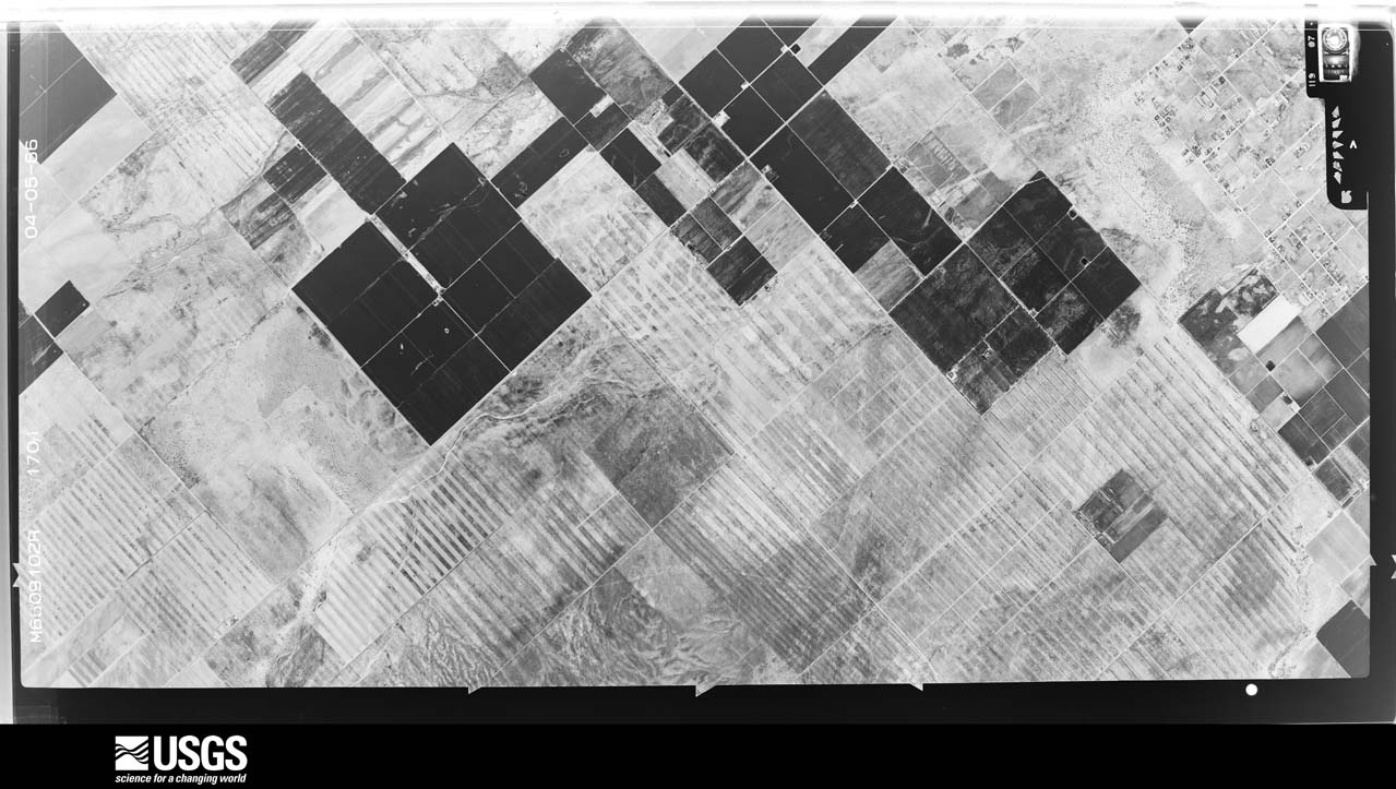 U.S. Geological Survey aerial photograph, 1966-04-05, scale 1:21670