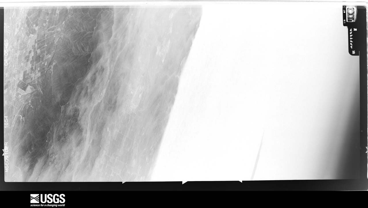 U.S. Geological Survey aerial photograph, 1966-04-05, scale 1:21670
