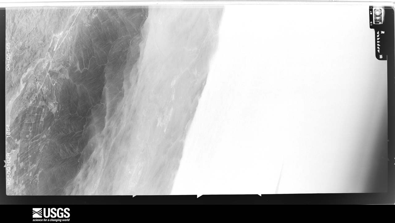 U.S. Geological Survey aerial photograph, 1966-04-05, scale 1:21670