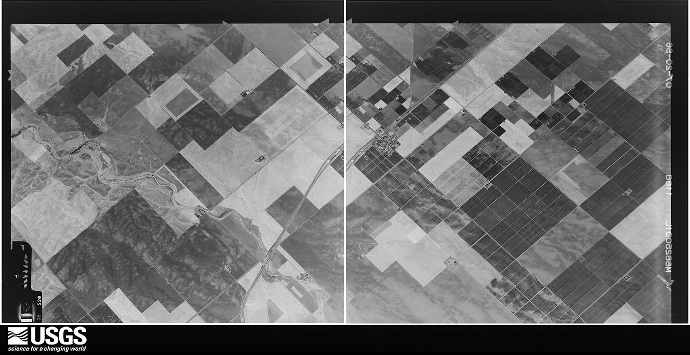 U.S. Geological Survey aerial photograph, 1966-07-20, scale 1:21670