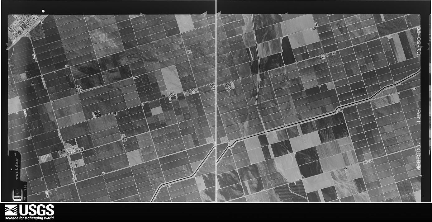 U.S. Geological Survey aerial photograph, 1966-07-20, scale 1:21670