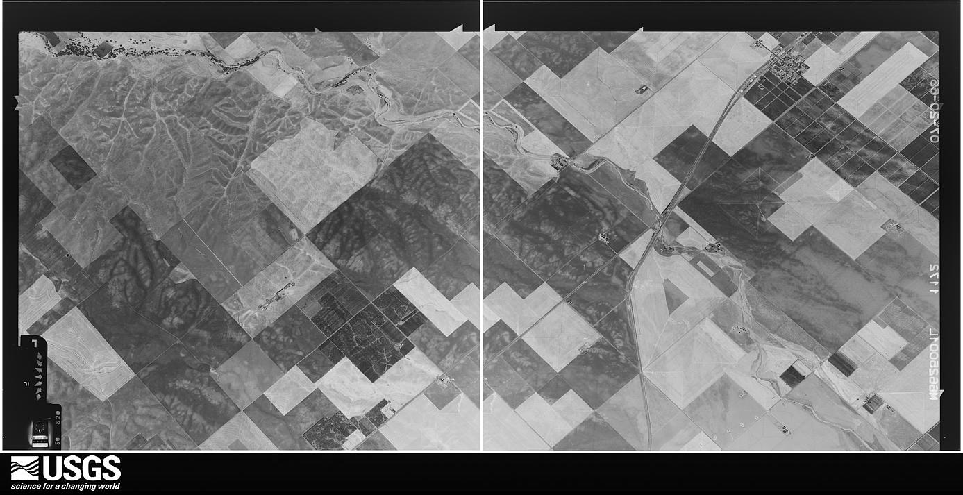 U.S. Geological Survey aerial photograph, 1966-07-20, scale 1:21670