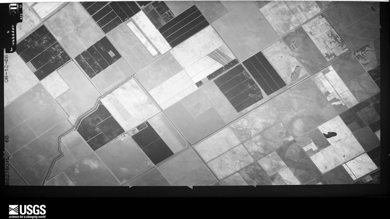 U.S. Geological Survey aerial photograph, 1966-08-12, scale 1:26660