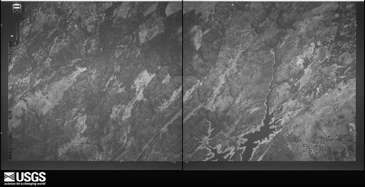 U.S. Geological Survey aerial photograph, 1966-08-12, scale 1:23330