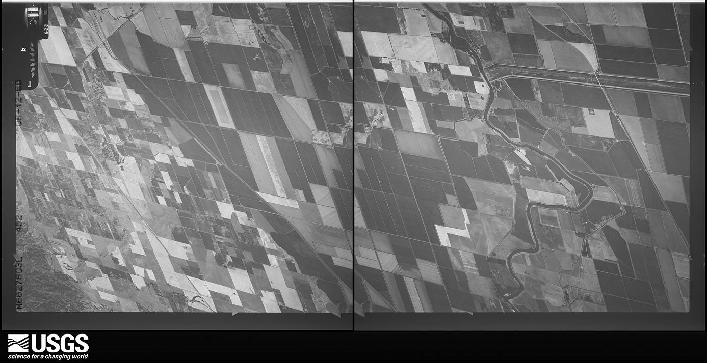 U.S. Geological Survey aerial photograph, 1966-08-12, scale 1:23330