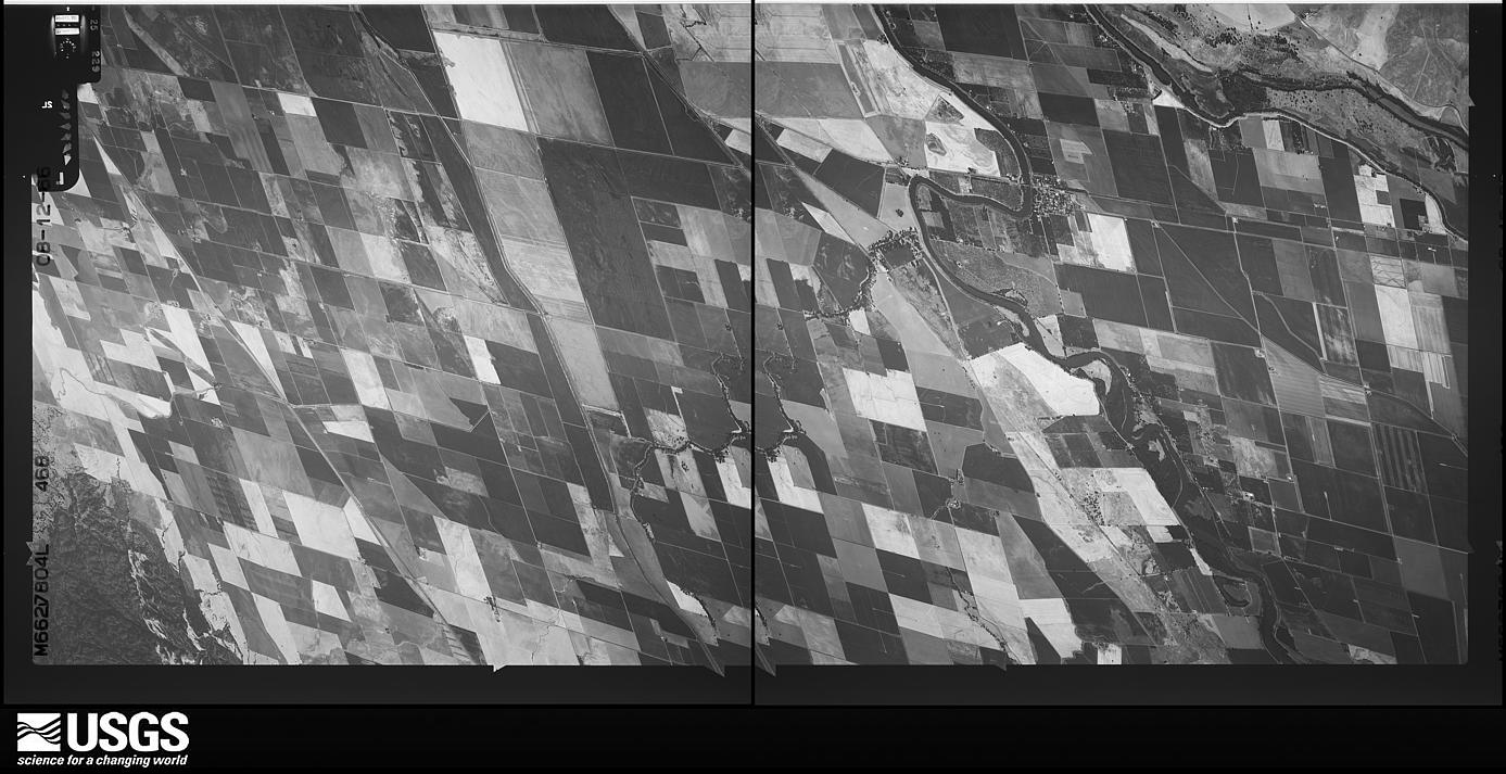 U.S. Geological Survey aerial photograph, 1966-08-12, scale 1:23330