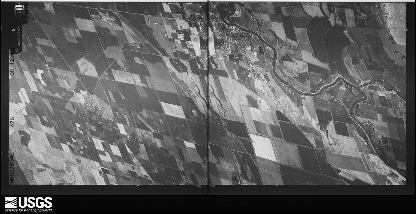 U.S. Geological Survey aerial photograph, 1966-08-12, scale 1:23330
