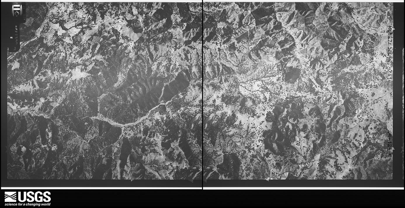 U.S. Geological Survey aerial photograph, 1966-08-12, scale 1:23330
