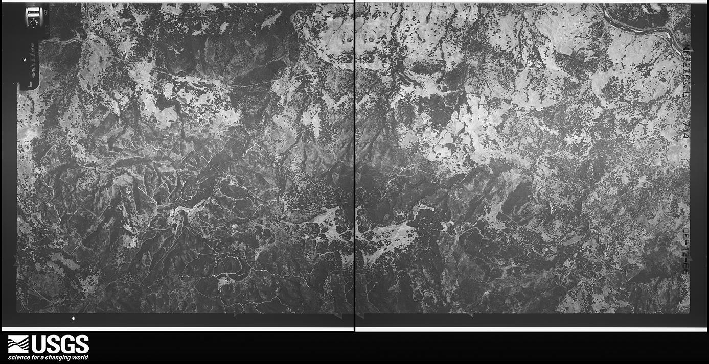 U.S. Geological Survey aerial photograph, 1966-08-12, scale 1:23330