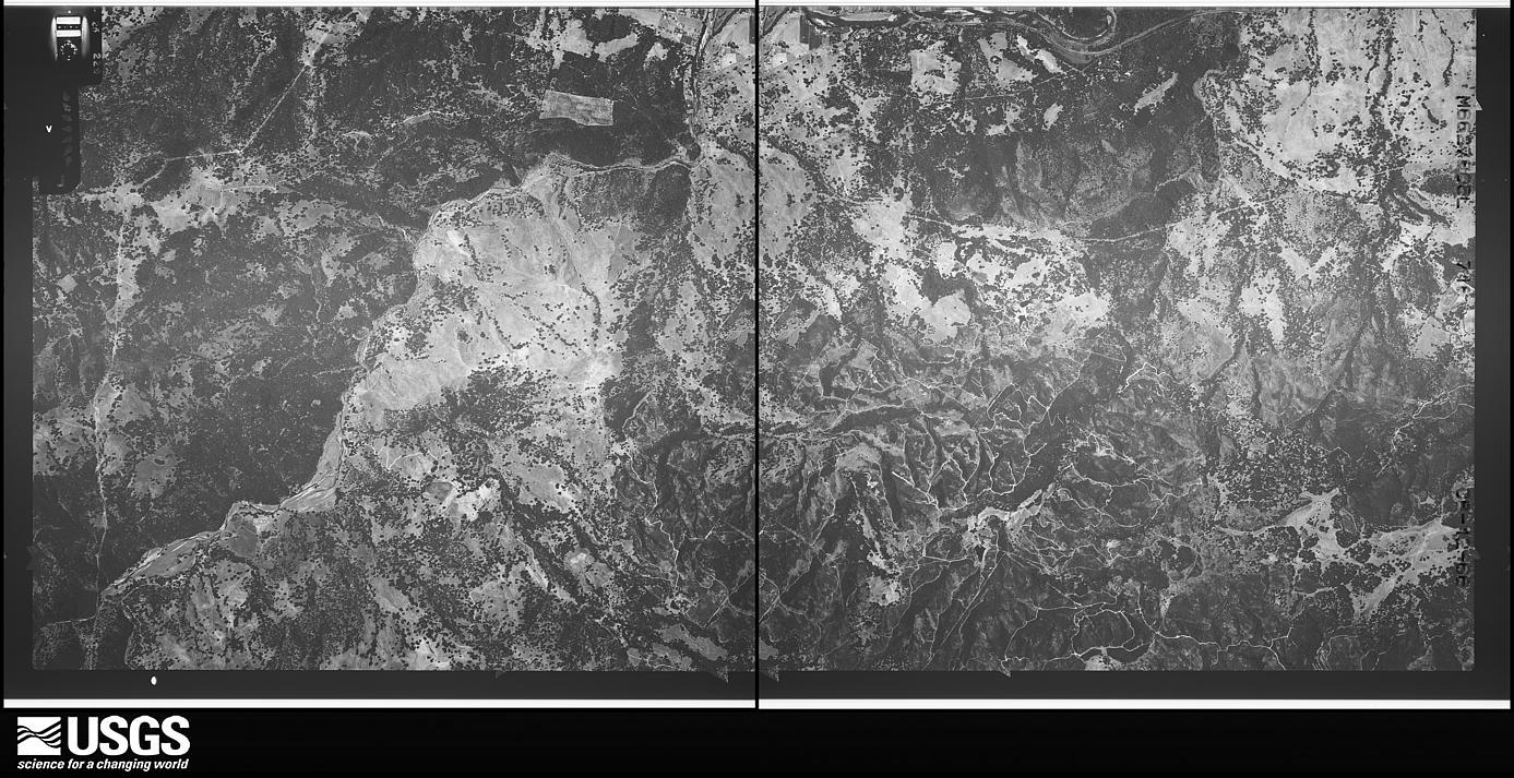 U.S. Geological Survey aerial photograph, 1966-08-12, scale 1:23330