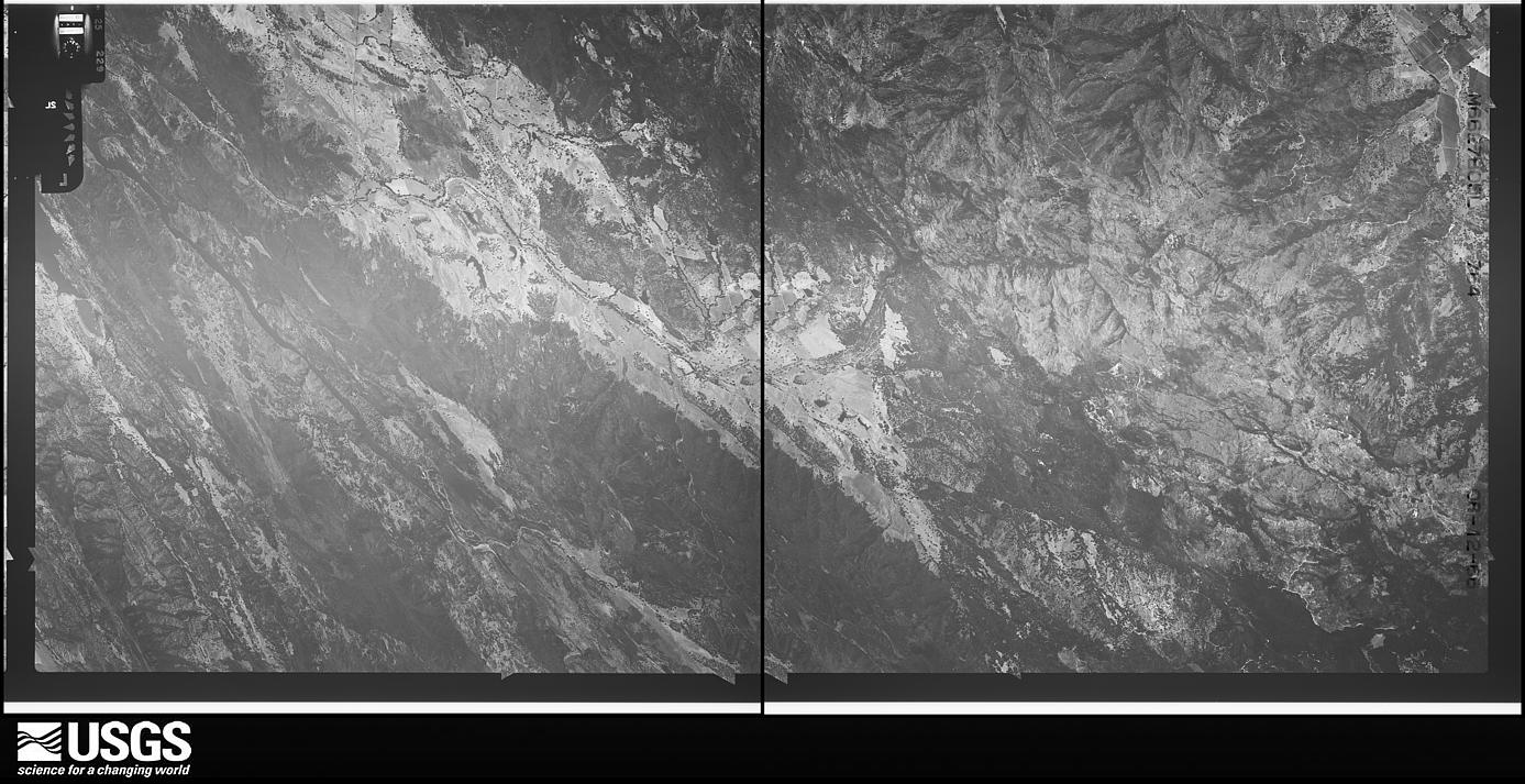 U.S. Geological Survey aerial photograph, 1966-08-12, scale 1:23330