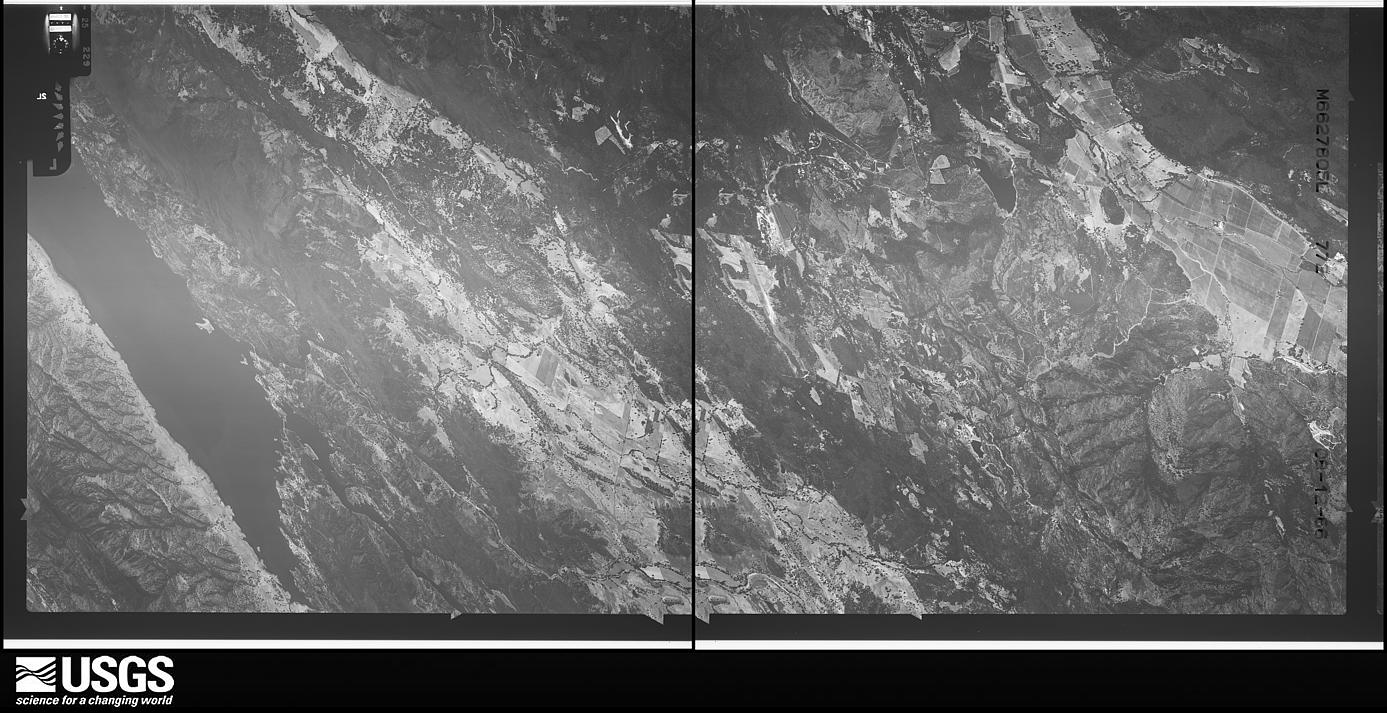U.S. Geological Survey aerial photograph, 1966-08-12, scale 1:23330