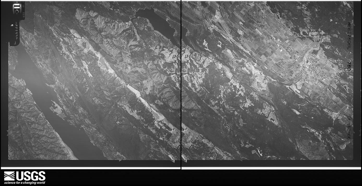 U.S. Geological Survey aerial photograph, 1966-08-12, scale 1:23330