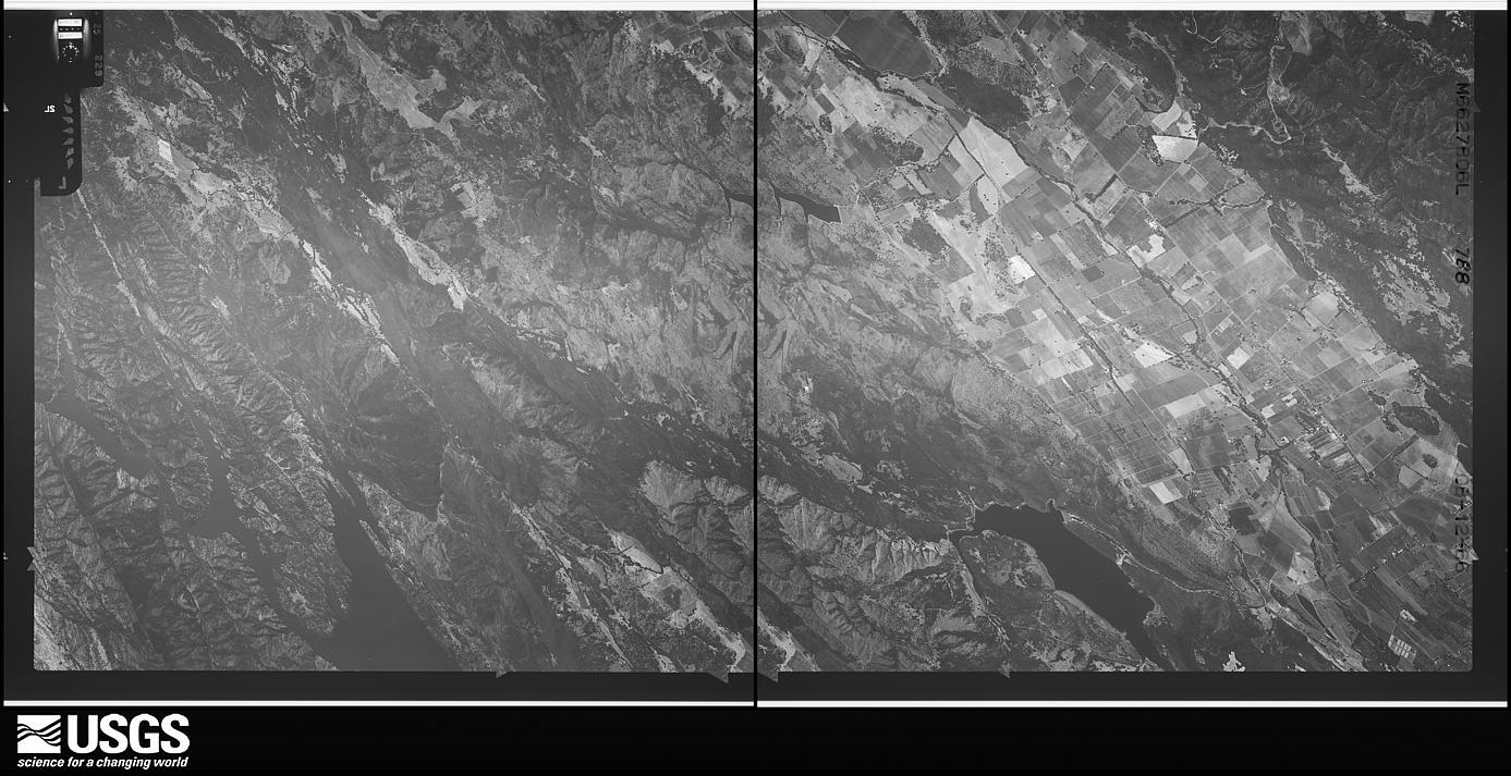 U.S. Geological Survey aerial photograph, 1966-08-12, scale 1:23330